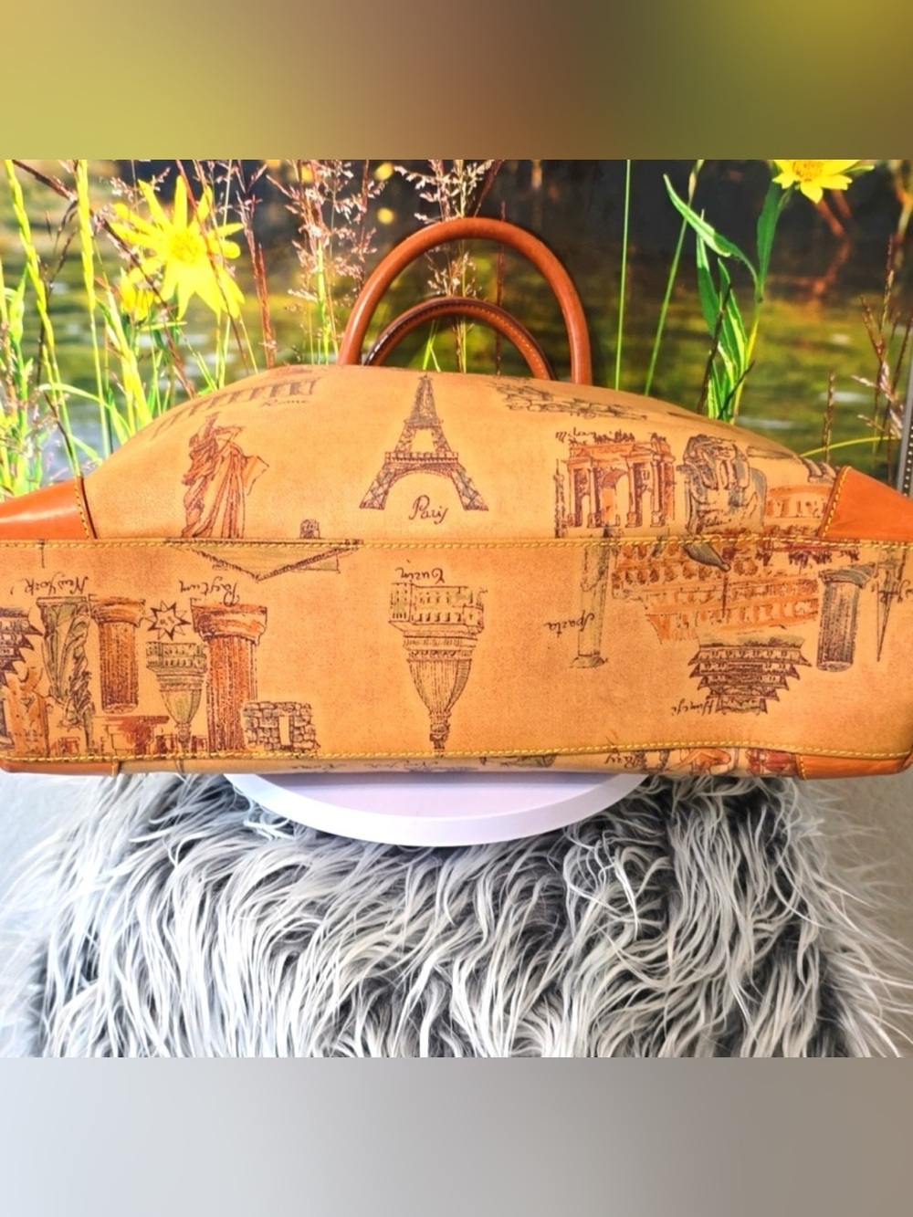 Arte Preziosa by Portone Vintage World Landmarks Dome Satchel - Picture 3 of 9